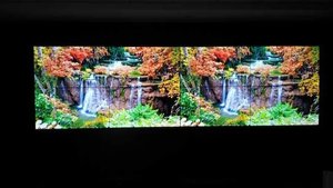 蘇州防空辦公室大樓，三星55寸3.5拼縫2X4項目順利完工