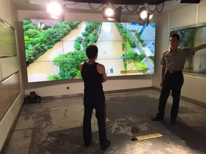 南京司令部 LG 49寸液晶拼接屏