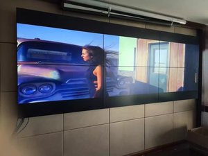 繼蘇州人民防空，55寸3.5mm拼縫2*3塊！拼接項目已交付