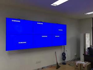 某街道辦監控室液晶拼接大屏順利交付