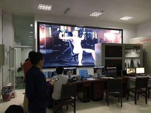 常州武進區光伏發電廠55寸液晶拼接屏